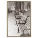 Poster Park Benches - autumnal scene straight from a park stroll in Paris 116694 additionalThumb 16