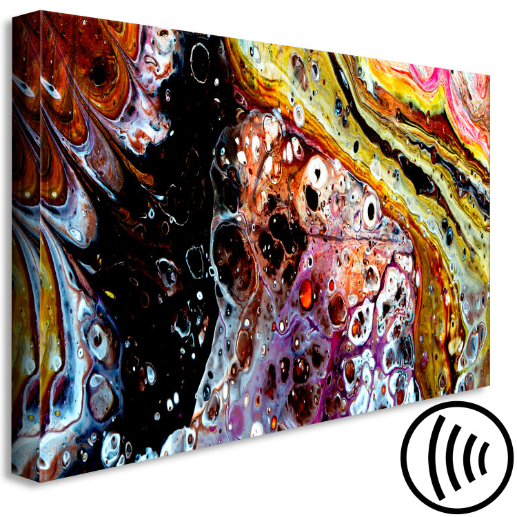 Canvas Print Abstract mineral - a close-up of a colorful, artistic structure 117494 additionalImage 6