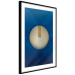 Wall Poster Indigo Abstraction - geometric composition in navy with a golden circle 117594 additionalThumb 11