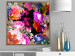 Wall Poster Summer Garden - colorful composition with peony flowers on a black background 117994 additionalThumb 5