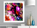 Wall Poster Summer Garden - colorful composition with peony flowers on a black background 117994 additionalThumb 2