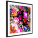 Wall Poster Summer Garden - colorful composition with peony flowers on a black background 117994 additionalThumb 11