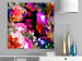 Wall Poster Summer Garden - colorful composition with peony flowers on a black background 117994 additionalThumb 17
