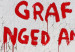 Poster Graffiti Quote - rat and red English texts in Banksy style 118694 additionalThumb 11