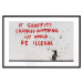 Poster Graffiti Quote - rat and red English texts in Banksy style 118694 additionalThumb 17