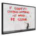 Poster Graffiti Quote - rat and red English texts in Banksy style 118694 additionalThumb 12