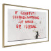 Poster Graffiti Quote - rat and red English texts in Banksy style 118694 additionalThumb 6