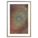 Poster Oriental Wheel - composition with a Mandala in shades of gold in a zen style 118794 additionalThumb 14
