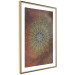 Poster Oriental Wheel - composition with a Mandala in shades of gold in a zen style 118794 additionalThumb 12