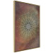 Poster Oriental Wheel - composition with a Mandala in shades of gold in a zen style 118794 additionalThumb 4