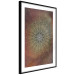 Poster Oriental Wheel - composition with a Mandala in shades of gold in a zen style 118794 additionalThumb 3
