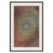 Poster Oriental Wheel - composition with a Mandala in shades of gold in a zen style 118794 additionalThumb 18