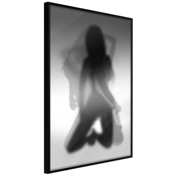 Poster Tempting Dance - black and white sensual composition with a woman's silhouette 121894 additionalImage 10