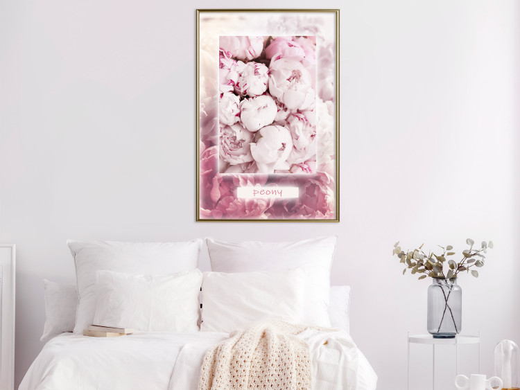 Poster Spring Delicacy - light pink flowers and English text 126194 additionalImage 7
