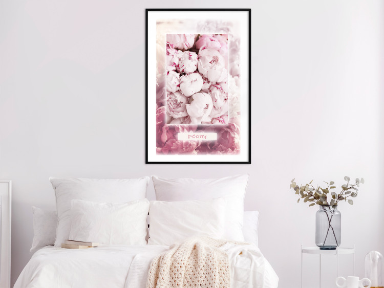 Poster Spring Delicacy - light pink flowers and English text 126194 additionalImage 4