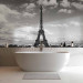 Photo Wallpaper Paris and the Eiffel Tower - black and white architecture with the tower in the centre 128394 additionalThumb 8