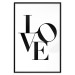 Poster Twisted Love - black English text on plain white background 129594 additionalThumb 18