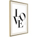 Poster Twisted Love - black English text on plain white background 129594 additionalThumb 3
