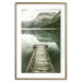 Poster Silence - landscape of a lake with a wooden pier against mountains and sky 130294 additionalThumb 16