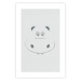 Poster Happy Hippo - animal with a funny face on a solid gray background 130694 additionalThumb 15