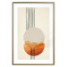 Wall Poster East Euphoria - circles and stripes on a beige background in an abstract motif 131794 additionalThumb 14