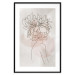 Wall Poster Sophie's Flowers - abstract line art of a woman with flowers on her head 132094 additionalThumb 15