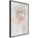 Wall Poster Sophie's Flowers - abstract line art of a woman with flowers on her head 132094 additionalThumb 13
