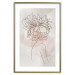 Wall Poster Sophie's Flowers - abstract line art of a woman with flowers on her head 132094 additionalThumb 14