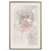 Wall Poster Sophie's Flowers - abstract line art of a woman with flowers on her head 132094 additionalThumb 20