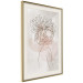 Wall Poster Sophie's Flowers - abstract line art of a woman with flowers on her head 132094 additionalThumb 3