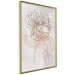 Wall Poster Sophie's Flowers - abstract line art of a woman with flowers on her head 132094 additionalThumb 12