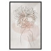Wall Poster Sophie's Flowers - abstract line art of a woman with flowers on her head 132094 additionalThumb 16