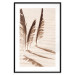 Wall Poster Shady Feathers - marine composition of feathers in sand in sepia colors 135294 additionalThumb 11
