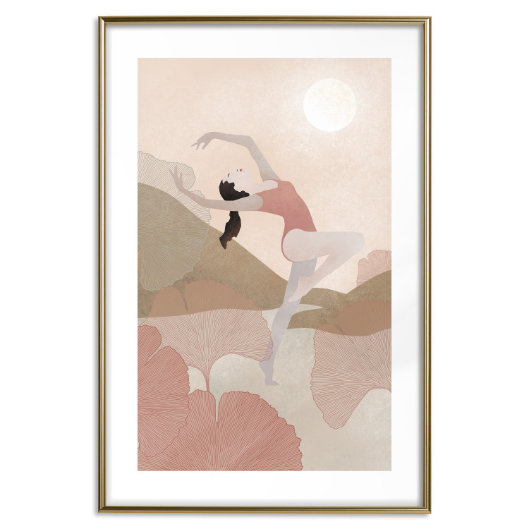 Wall Poster Dance of Joy - dancing ballerina among plants in sunlight 138894 additionalImage 21