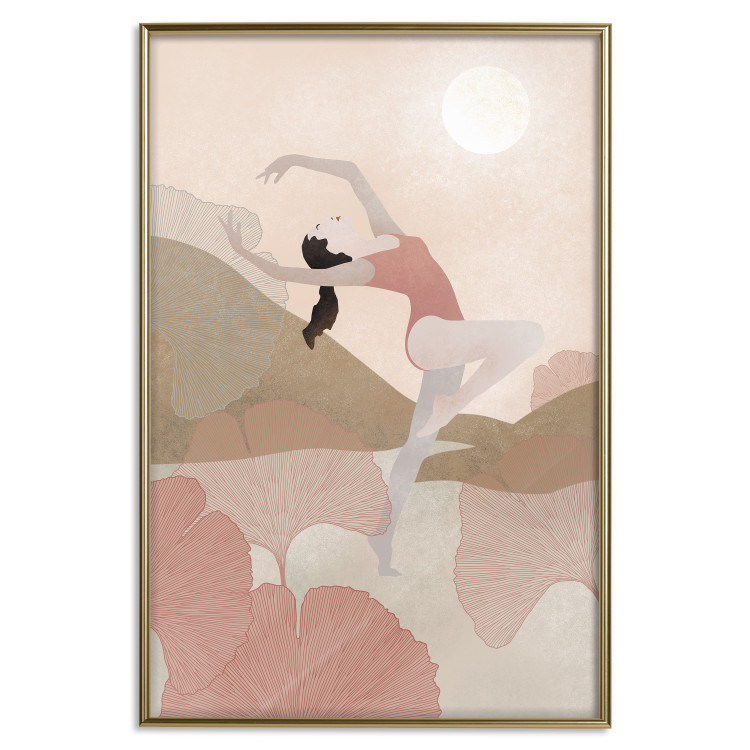 Wall Poster Dance of Joy - dancing ballerina among plants in sunlight 138894 additionalImage 24