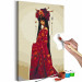 Paint by number In a Red Dress 142494 additionalThumb 4