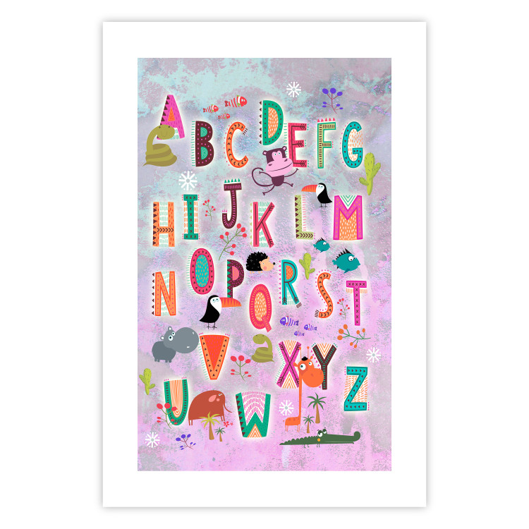 Poster Cheerful Alphabet [Poster] 143494 additionalImage 7