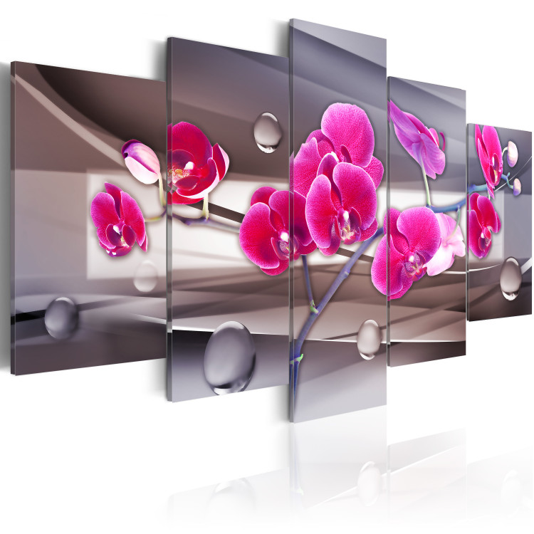 Canvas Print Orchid on a subdued background 55594 additionalImage 2