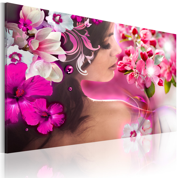 Canvas Woman and flowers 58894 additionalImage 2