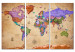 Canvas Print Colourful Travels (3 Parts) 107205