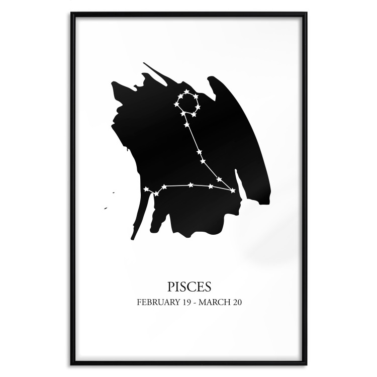 Wall Poster Zodiac signs: Pisces - star constellation with English texts 114805 additionalImage 17