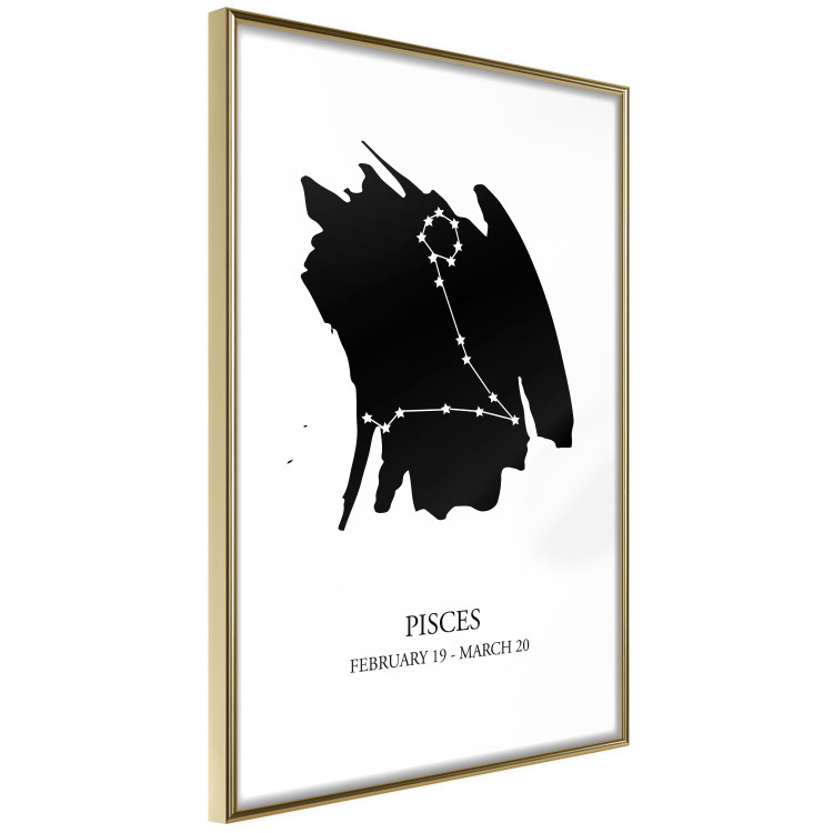 Wall Poster Zodiac signs: Pisces - star constellation with English texts 114805 additionalImage 8