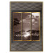 Wall Poster Clouds over the savannah - African evening landscape on patterned background 115005 additionalThumb 20
