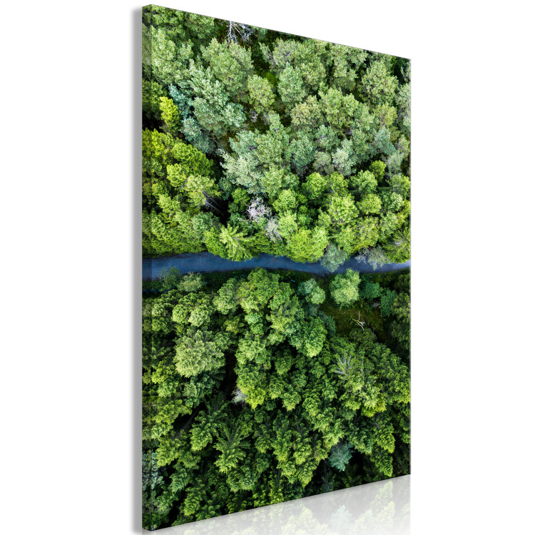 Canvas Print Road Through Forest (1 Part) Vertical 116405 additionalImage 2