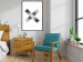 Wall Poster Crosses on White - black and white geometric abstract composition 116605 additionalThumb 4