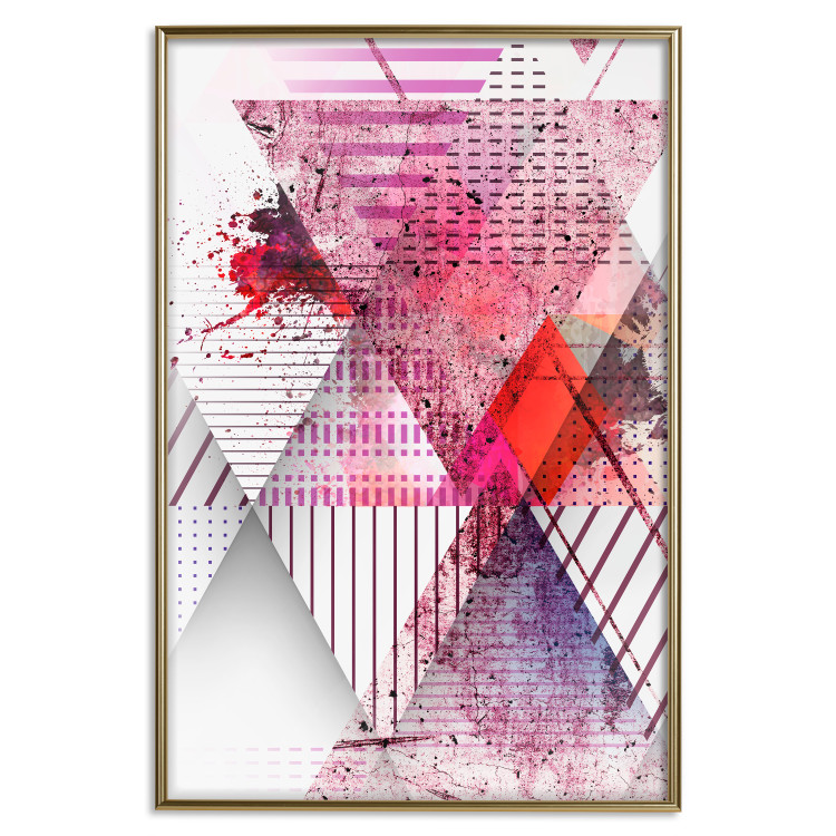 Poster Abstract Triangle - colorful geometric abstraction in triangles 117205 additionalImage 15