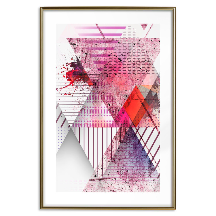 Poster Abstract Triangle - colorful geometric abstraction in triangles 117205 additionalImage 16