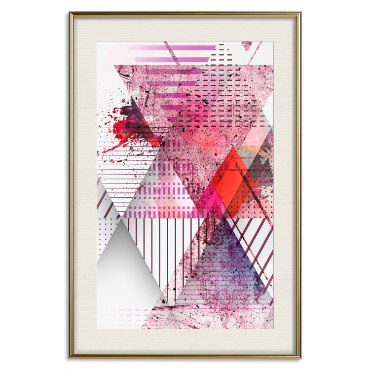 Poster Abstract Triangle - colorful geometric abstraction in triangles 117205 additionalImage 27