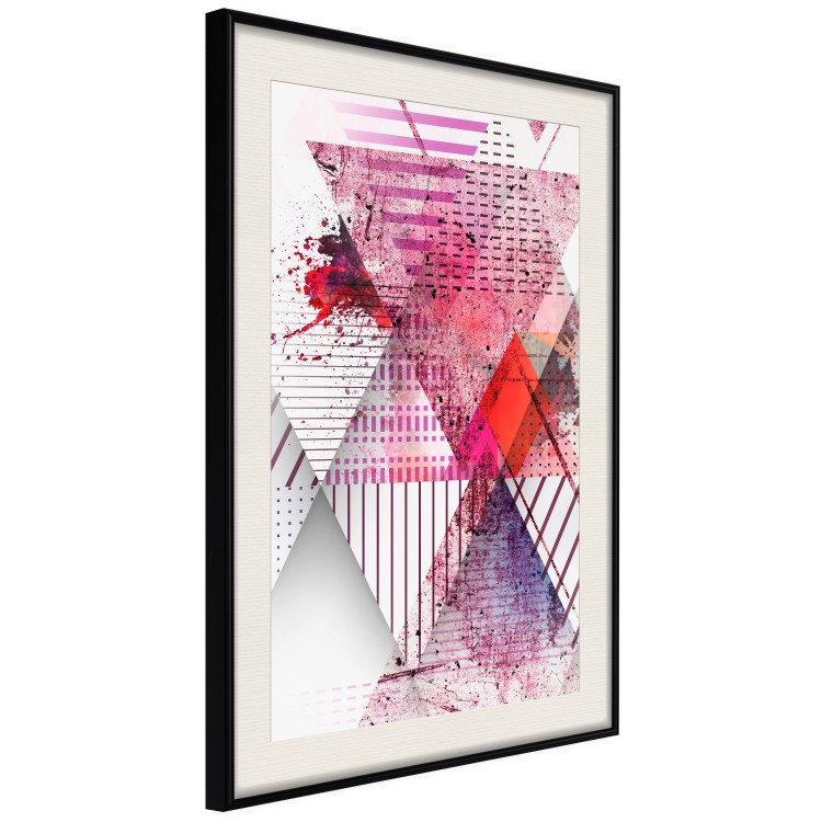 Poster Abstract Triangle - colorful geometric abstraction in triangles 117205 additionalImage 3