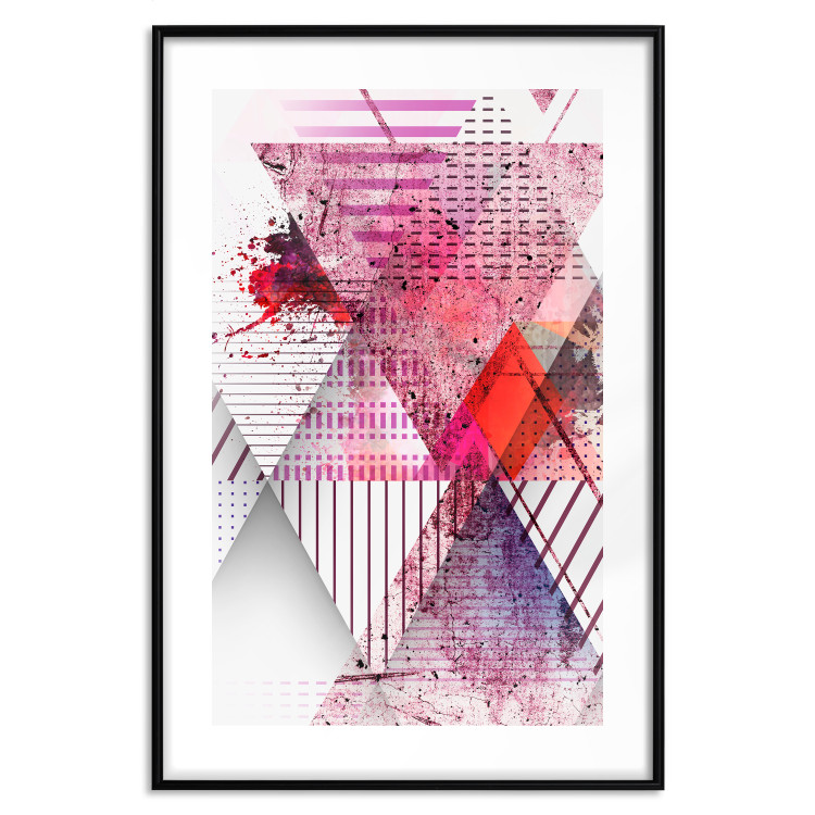 Poster Abstract Triangle - colorful geometric abstraction in triangles 117205 additionalImage 14